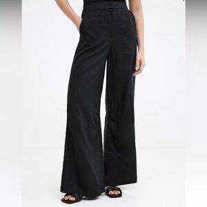 Marcella NYC Runa Linen-Blend Wide LegTrousers
